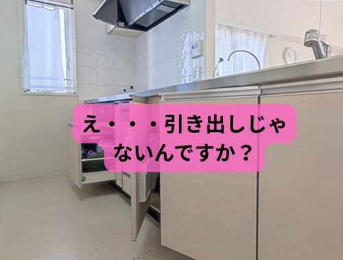 キッチンは「引き出しだと思っていたのに…」