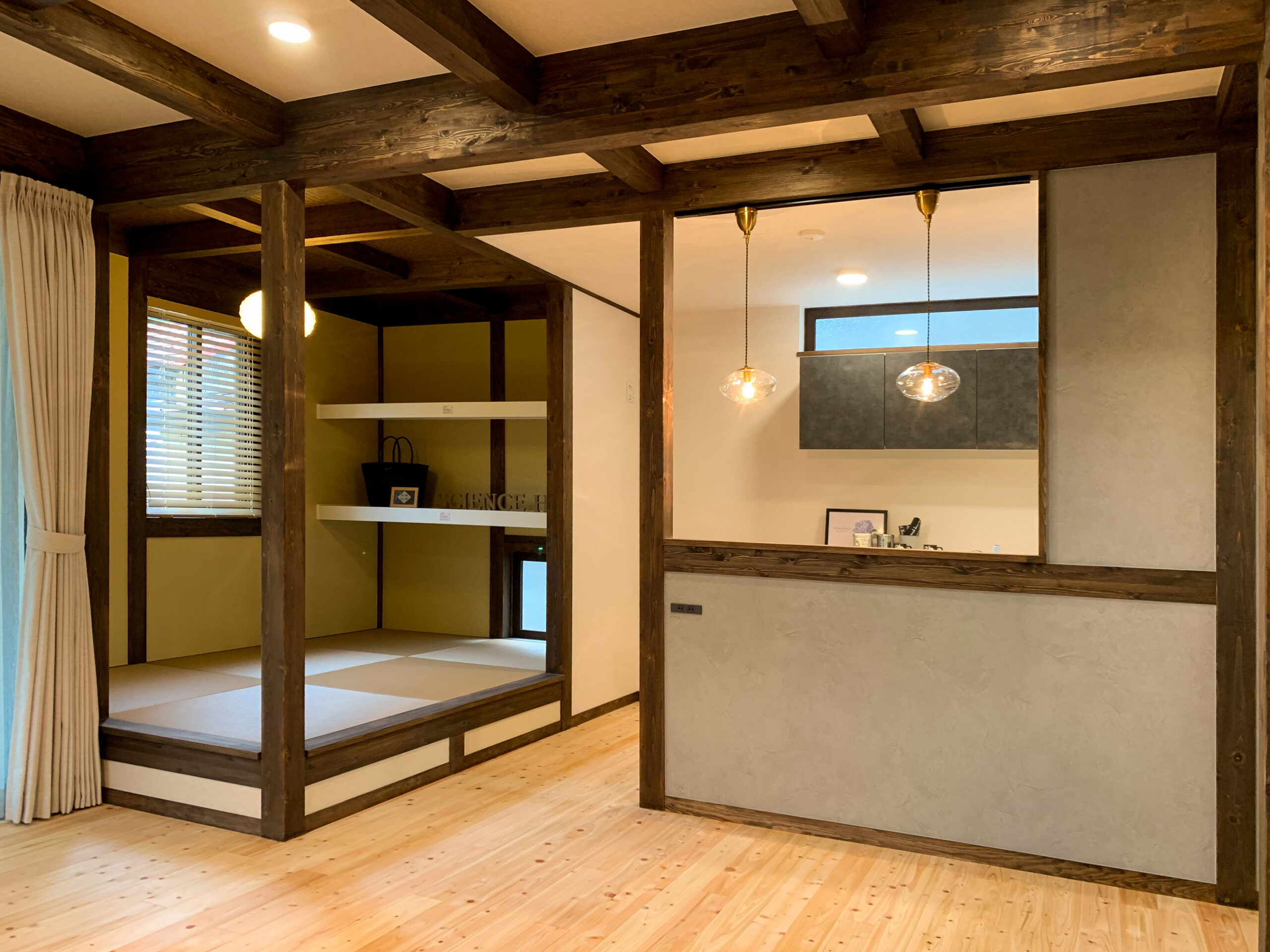 真壁づくりの室内